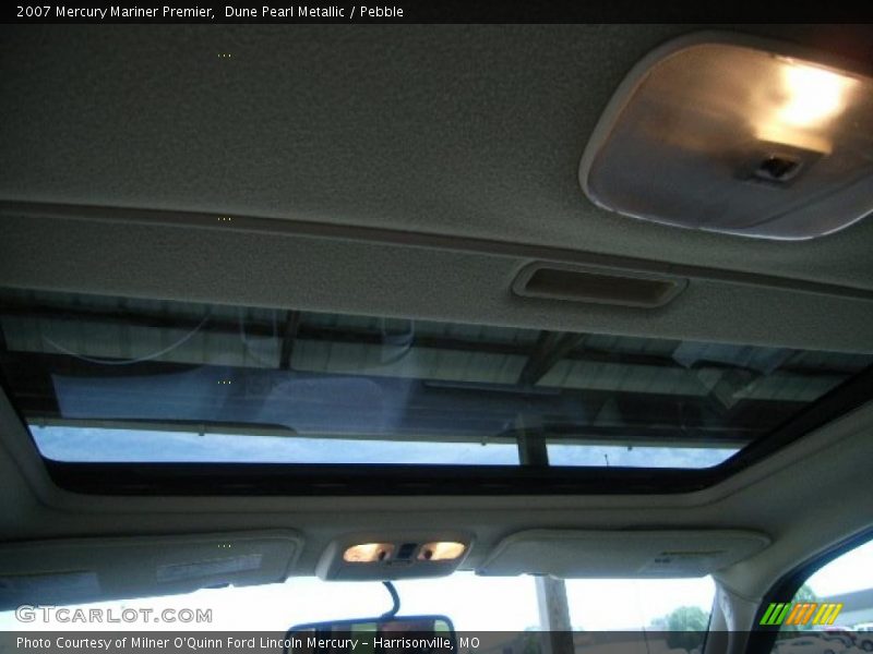 Dune Pearl Metallic / Pebble 2007 Mercury Mariner Premier