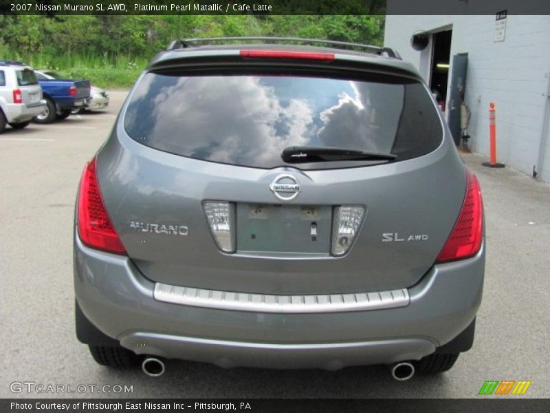 Platinum Pearl Matallic / Cafe Latte 2007 Nissan Murano SL AWD