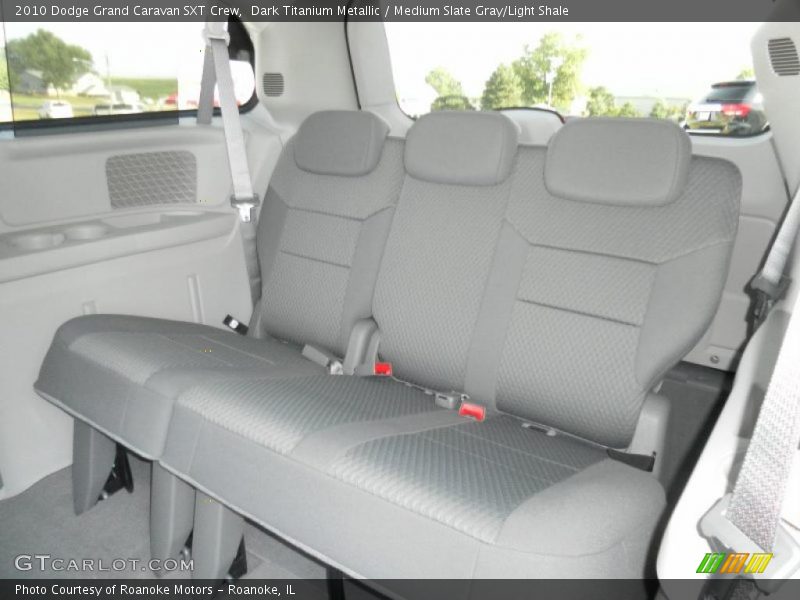 Dark Titanium Metallic / Medium Slate Gray/Light Shale 2010 Dodge Grand Caravan SXT Crew
