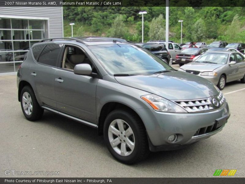 Platinum Pearl Matallic / Cafe Latte 2007 Nissan Murano SL AWD