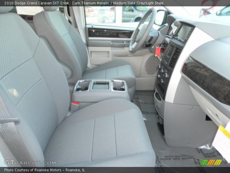 Dark Titanium Metallic / Medium Slate Gray/Light Shale 2010 Dodge Grand Caravan SXT Crew