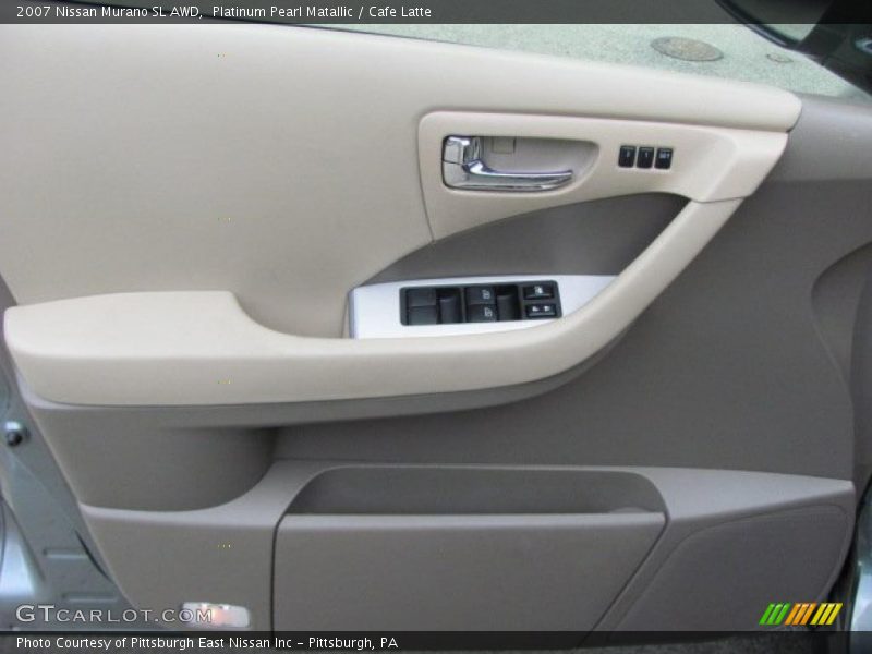 Platinum Pearl Matallic / Cafe Latte 2007 Nissan Murano SL AWD