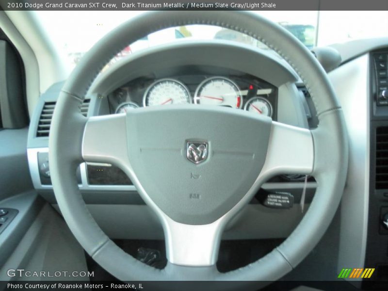 Dark Titanium Metallic / Medium Slate Gray/Light Shale 2010 Dodge Grand Caravan SXT Crew