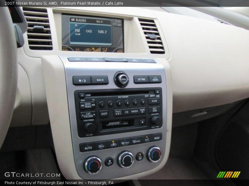 Platinum Pearl Matallic / Cafe Latte 2007 Nissan Murano SL AWD