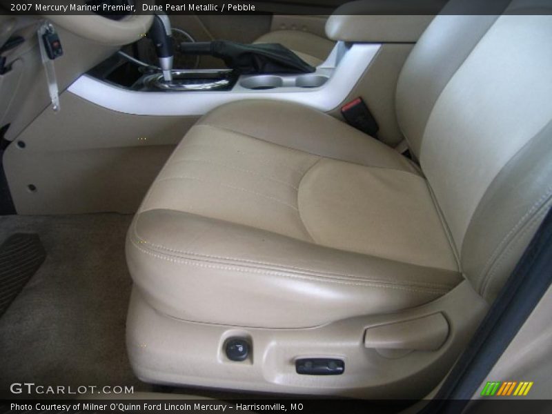 Dune Pearl Metallic / Pebble 2007 Mercury Mariner Premier