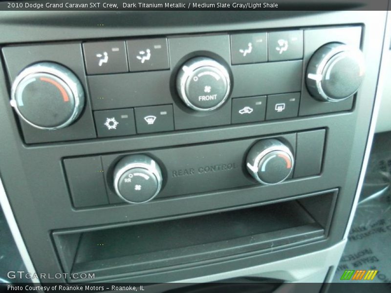 Dark Titanium Metallic / Medium Slate Gray/Light Shale 2010 Dodge Grand Caravan SXT Crew