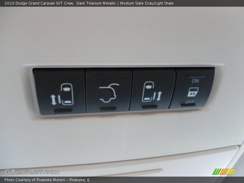 Dark Titanium Metallic / Medium Slate Gray/Light Shale 2010 Dodge Grand Caravan SXT Crew