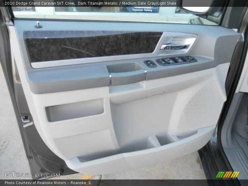 Dark Titanium Metallic / Medium Slate Gray/Light Shale 2010 Dodge Grand Caravan SXT Crew