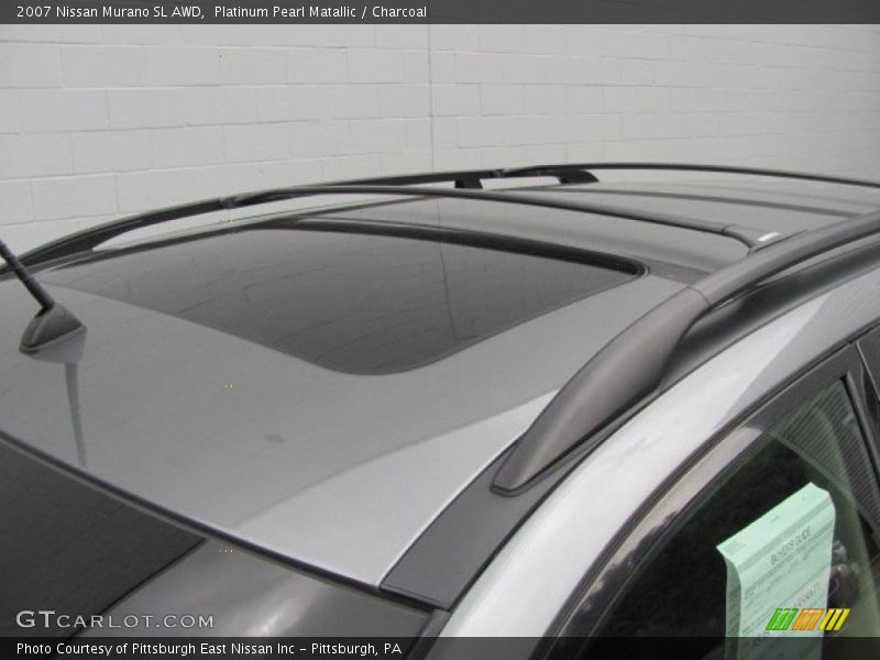 Platinum Pearl Matallic / Charcoal 2007 Nissan Murano SL AWD