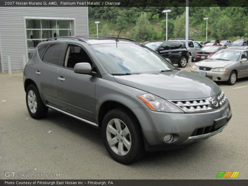 Platinum Pearl Matallic / Charcoal 2007 Nissan Murano SL AWD