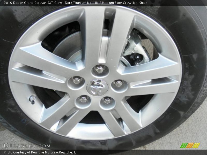 Dark Titanium Metallic / Medium Slate Gray/Light Shale 2010 Dodge Grand Caravan SXT Crew
