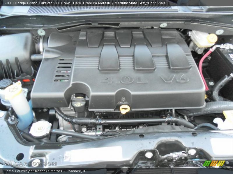 Dark Titanium Metallic / Medium Slate Gray/Light Shale 2010 Dodge Grand Caravan SXT Crew