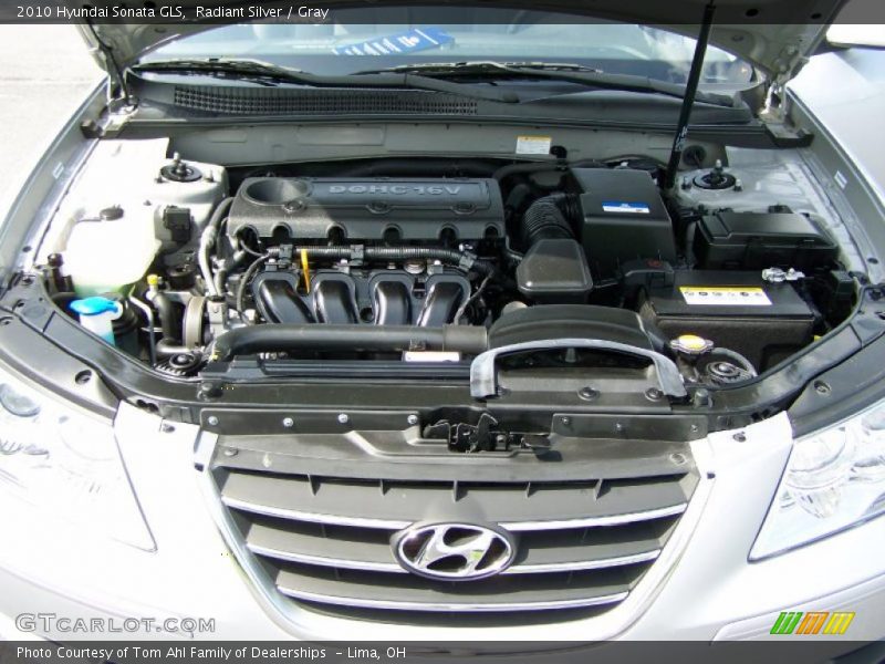 Radiant Silver / Gray 2010 Hyundai Sonata GLS