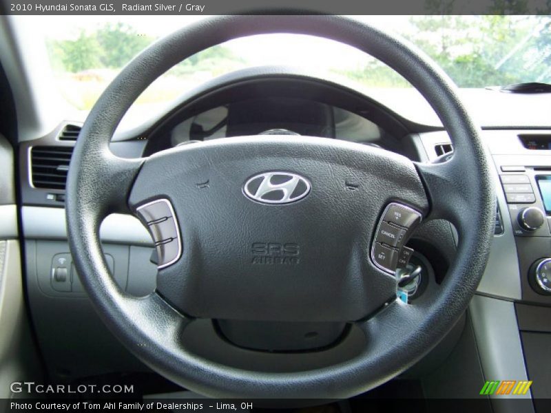 Radiant Silver / Gray 2010 Hyundai Sonata GLS