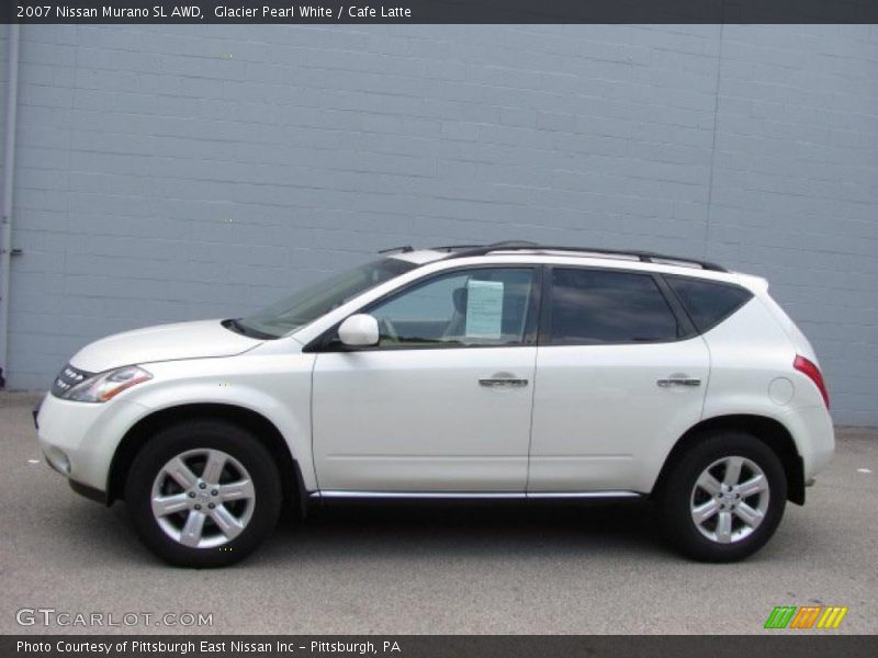 Glacier Pearl White / Cafe Latte 2007 Nissan Murano SL AWD