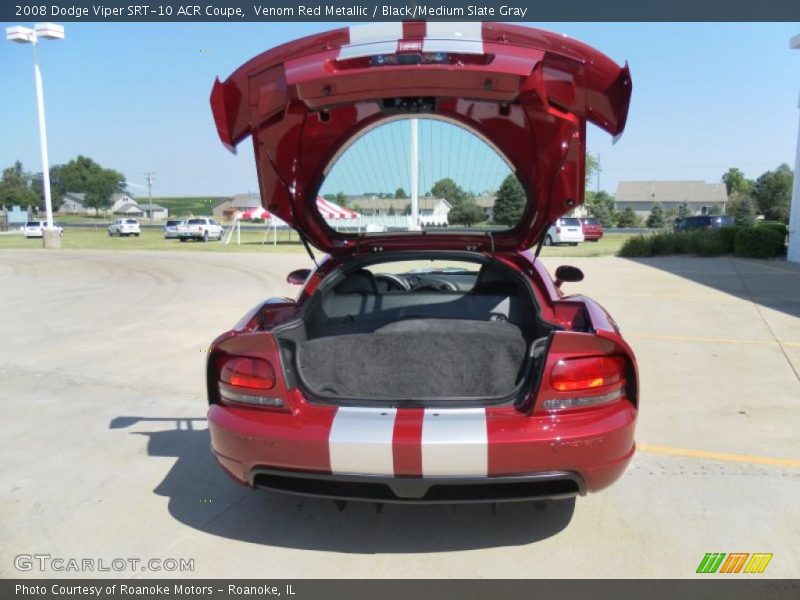 Venom Red Metallic / Black/Medium Slate Gray 2008 Dodge Viper SRT-10 ACR Coupe