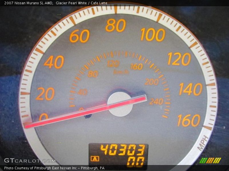 Glacier Pearl White / Cafe Latte 2007 Nissan Murano SL AWD