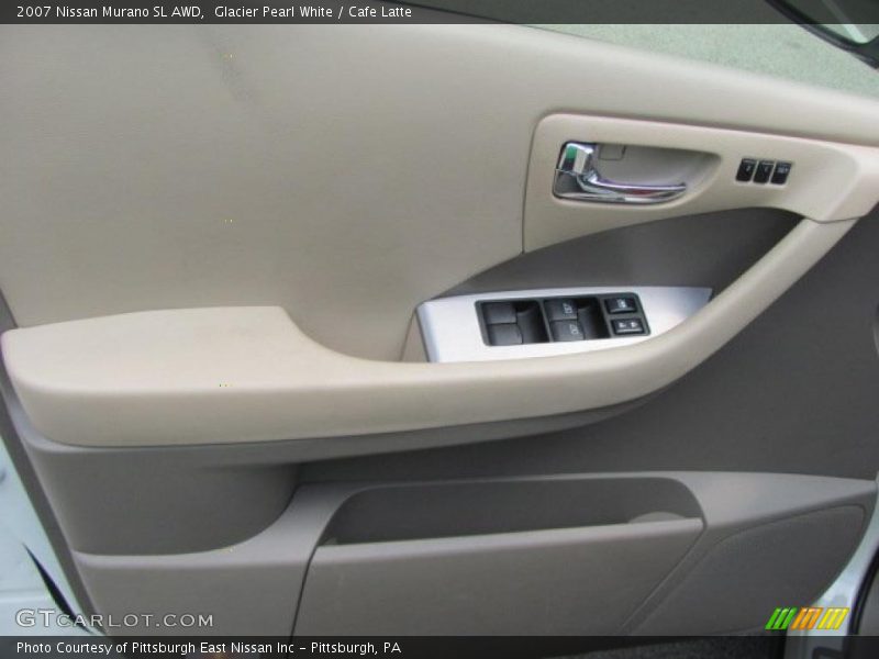 Glacier Pearl White / Cafe Latte 2007 Nissan Murano SL AWD