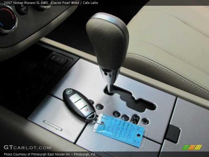Glacier Pearl White / Cafe Latte 2007 Nissan Murano SL AWD