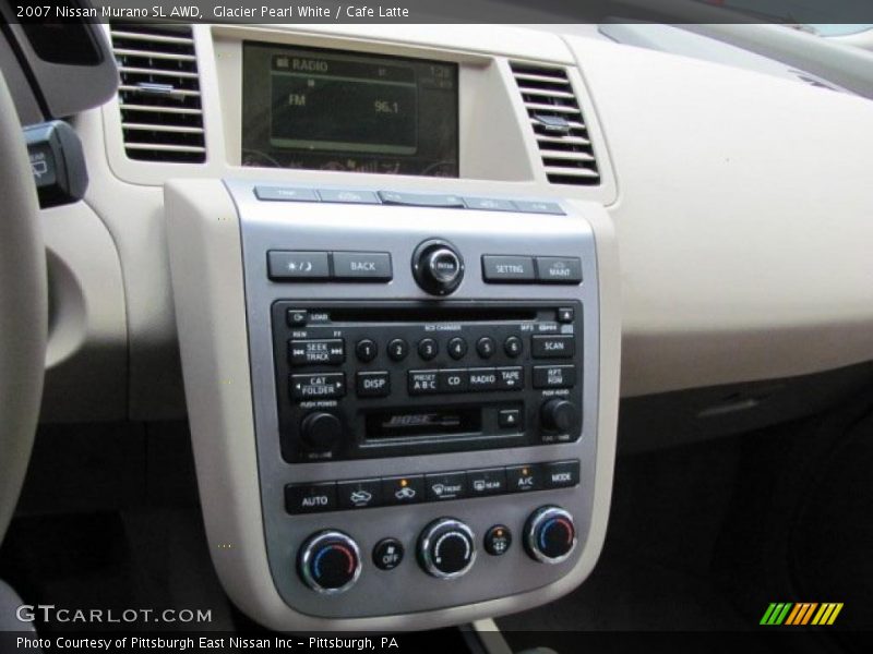 Glacier Pearl White / Cafe Latte 2007 Nissan Murano SL AWD