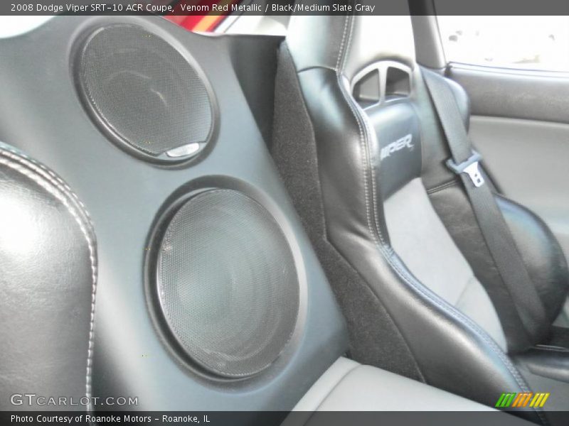 Venom Red Metallic / Black/Medium Slate Gray 2008 Dodge Viper SRT-10 ACR Coupe