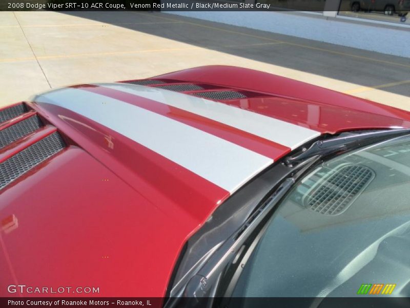 Venom Red Metallic / Black/Medium Slate Gray 2008 Dodge Viper SRT-10 ACR Coupe