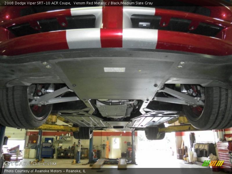 Venom Red Metallic / Black/Medium Slate Gray 2008 Dodge Viper SRT-10 ACR Coupe
