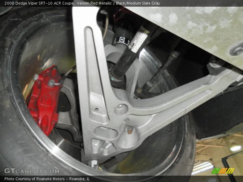 Venom Red Metallic / Black/Medium Slate Gray 2008 Dodge Viper SRT-10 ACR Coupe