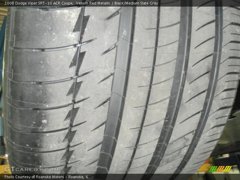 Venom Red Metallic / Black/Medium Slate Gray 2008 Dodge Viper SRT-10 ACR Coupe