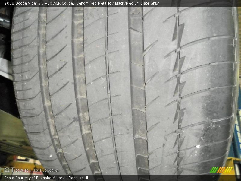 Venom Red Metallic / Black/Medium Slate Gray 2008 Dodge Viper SRT-10 ACR Coupe