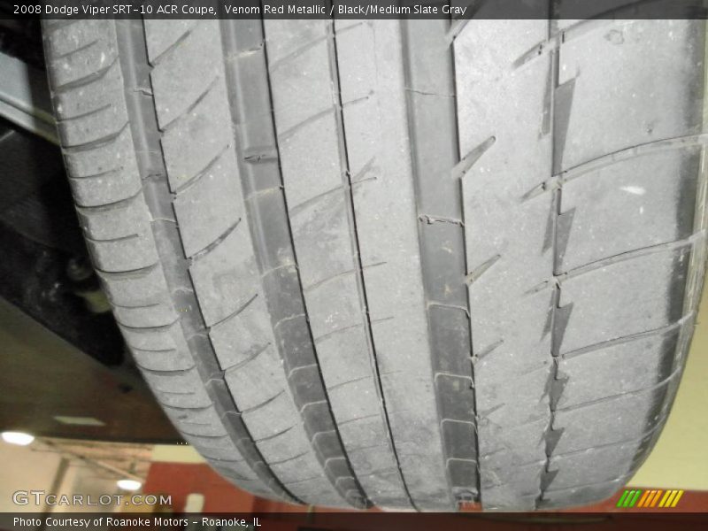 Venom Red Metallic / Black/Medium Slate Gray 2008 Dodge Viper SRT-10 ACR Coupe