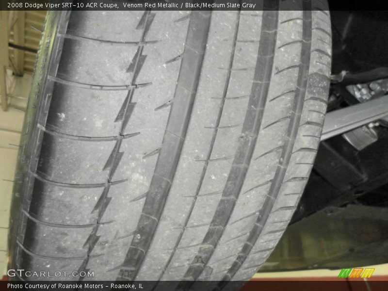 Venom Red Metallic / Black/Medium Slate Gray 2008 Dodge Viper SRT-10 ACR Coupe
