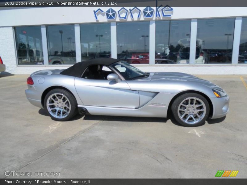 Viper Bright Silver Metallic / Black 2003 Dodge Viper SRT-10