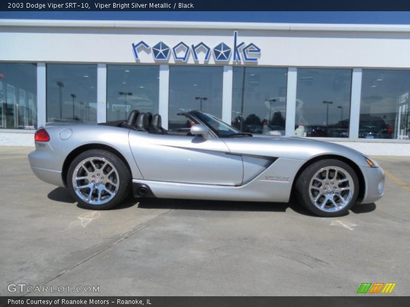 Viper Bright Silver Metallic / Black 2003 Dodge Viper SRT-10