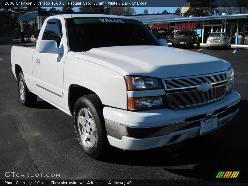 Summit White / Dark Charcoal 2006 Chevrolet Silverado 1500 LT Regular Cab