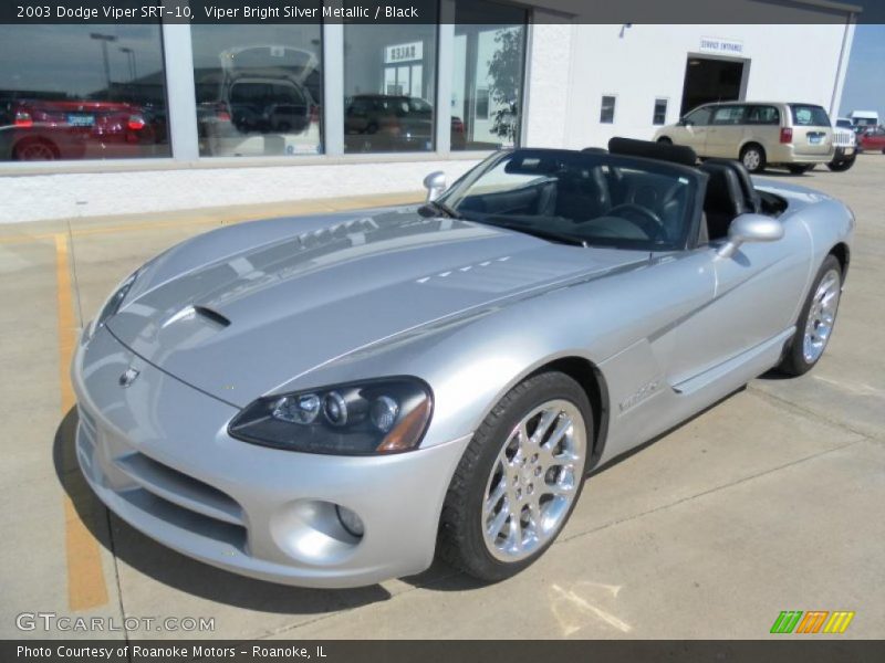 Viper Bright Silver Metallic / Black 2003 Dodge Viper SRT-10