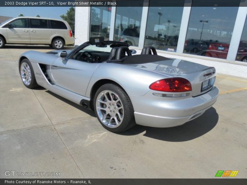 Viper Bright Silver Metallic / Black 2003 Dodge Viper SRT-10