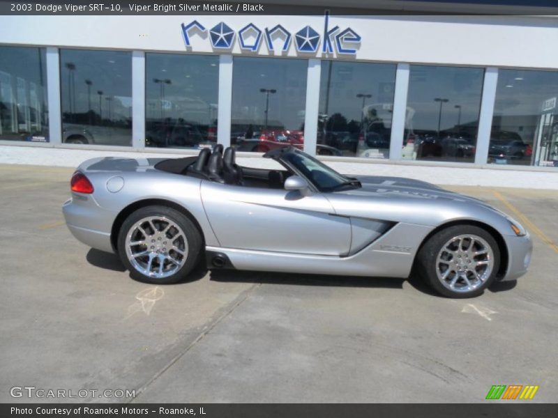 Viper Bright Silver Metallic / Black 2003 Dodge Viper SRT-10