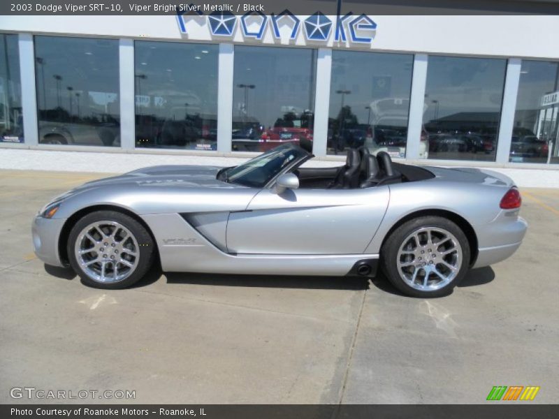 Viper Bright Silver Metallic / Black 2003 Dodge Viper SRT-10