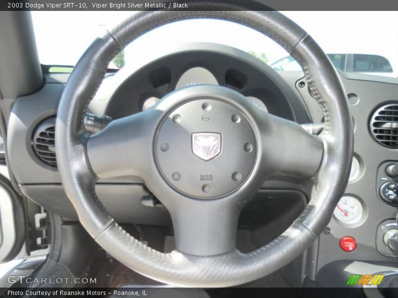 Viper Bright Silver Metallic / Black 2003 Dodge Viper SRT-10