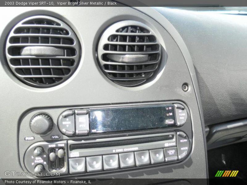 Viper Bright Silver Metallic / Black 2003 Dodge Viper SRT-10