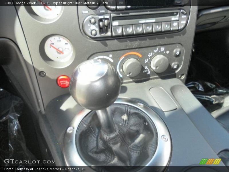 Viper Bright Silver Metallic / Black 2003 Dodge Viper SRT-10