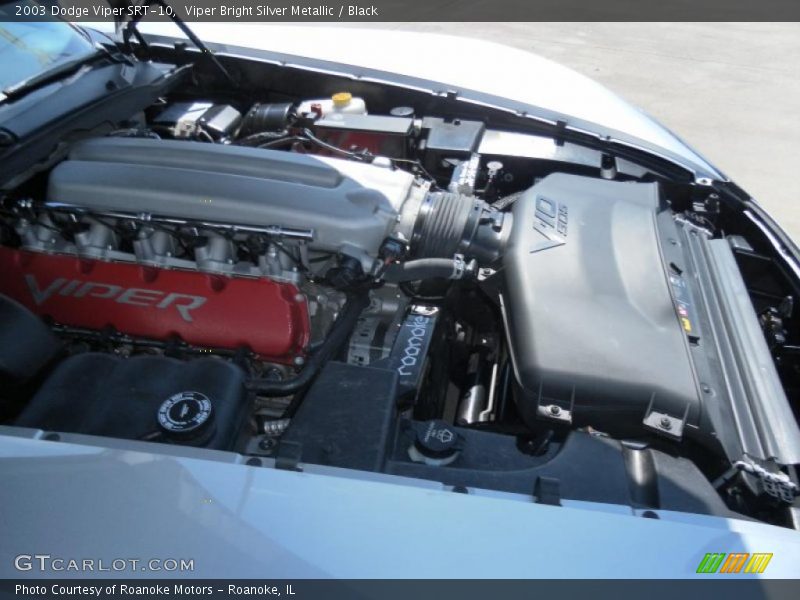 Viper Bright Silver Metallic / Black 2003 Dodge Viper SRT-10