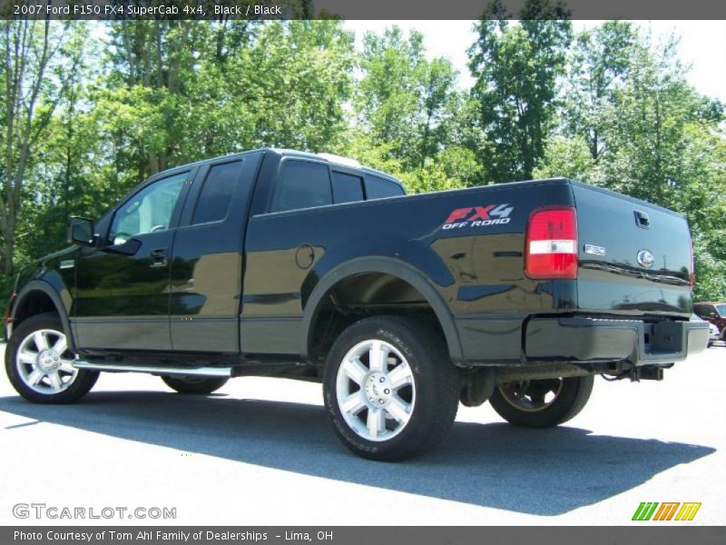 Black / Black 2007 Ford F150 FX4 SuperCab 4x4