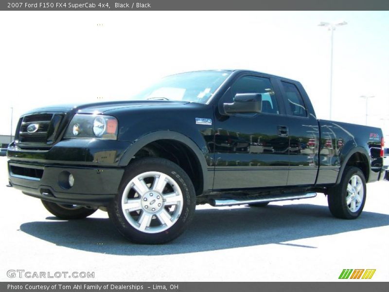 Black / Black 2007 Ford F150 FX4 SuperCab 4x4
