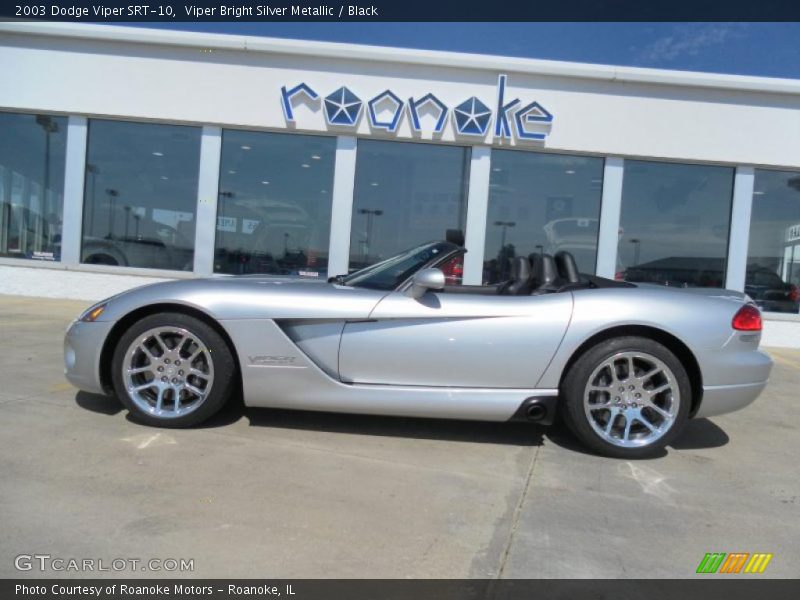 Viper Bright Silver Metallic / Black 2003 Dodge Viper SRT-10