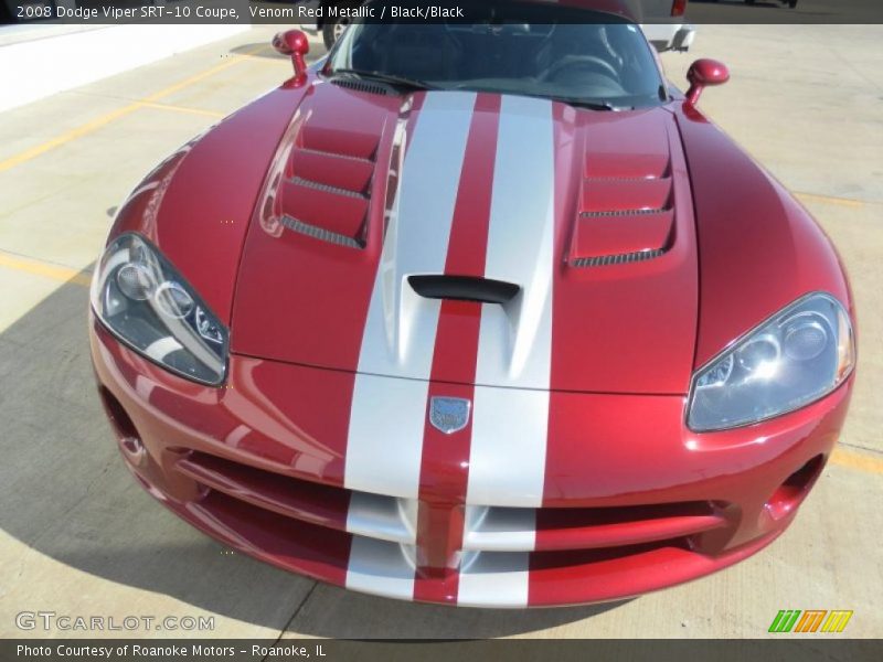 Venom Red Metallic / Black/Black 2008 Dodge Viper SRT-10 Coupe