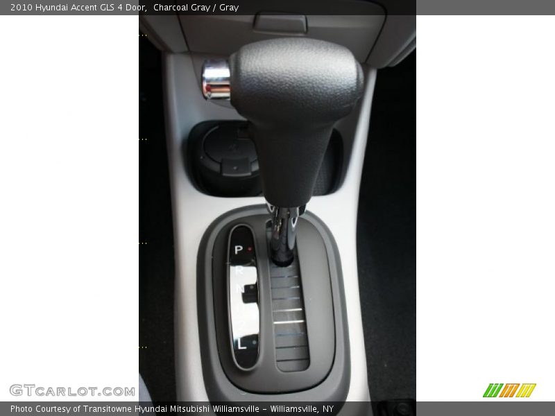 Charcoal Gray / Gray 2010 Hyundai Accent GLS 4 Door