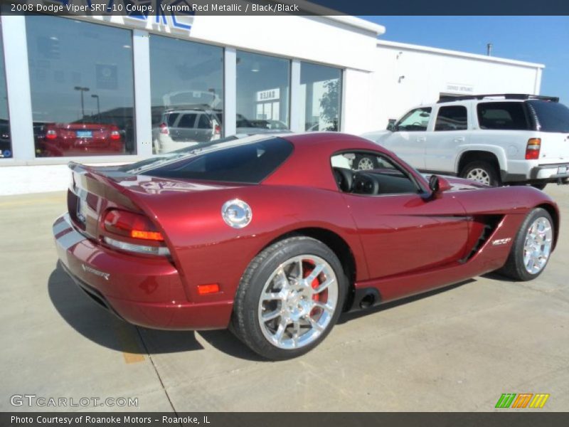 Venom Red Metallic / Black/Black 2008 Dodge Viper SRT-10 Coupe
