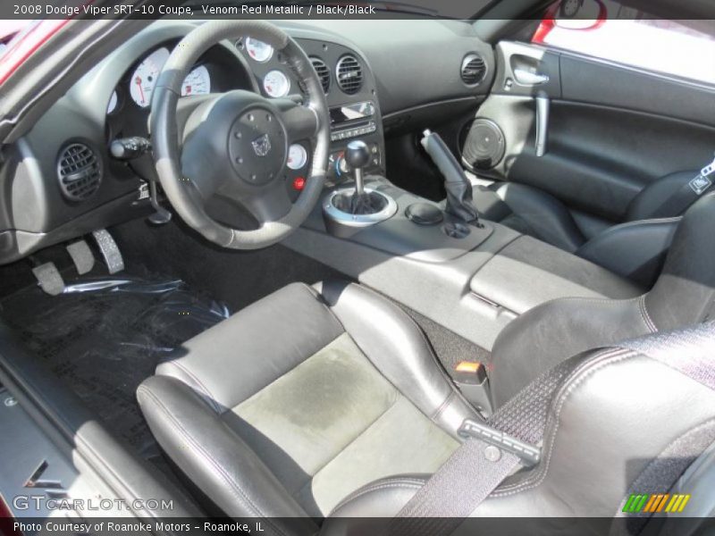 Venom Red Metallic / Black/Black 2008 Dodge Viper SRT-10 Coupe